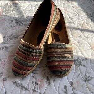 Striped Espadrille Flats BOC